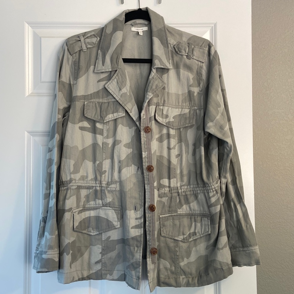 Camo lightweight blazer